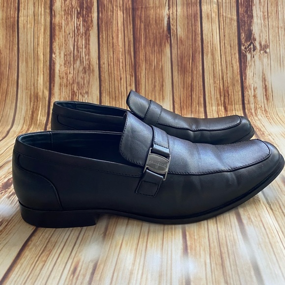 Perry Ellis Men’s Black Dress Slip On Shoes 10.5 - Picture 1 of 14